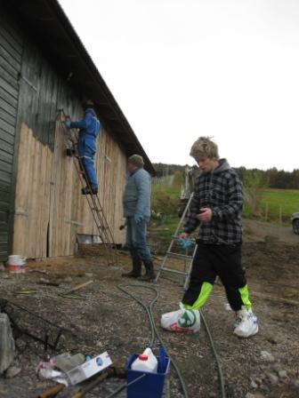 Tor Inge er redd for lakkskoene til lørdagskvelden  :-)