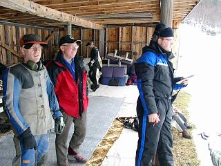 Trygve Nakken, Rolf Gjelstenli og Jo Salthammer venter p anvisning